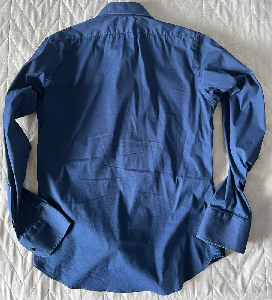 Zara Super Slim Fit Shirt, Blue, size M