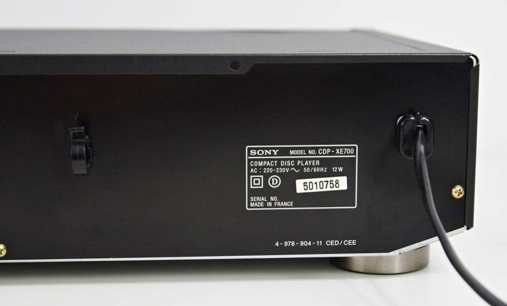 CD Player Sony CDP-XE 700, seria QS