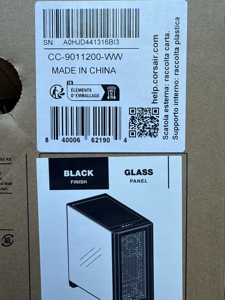 Carcasa Corsair 4000D Airflow Black Sigilat N