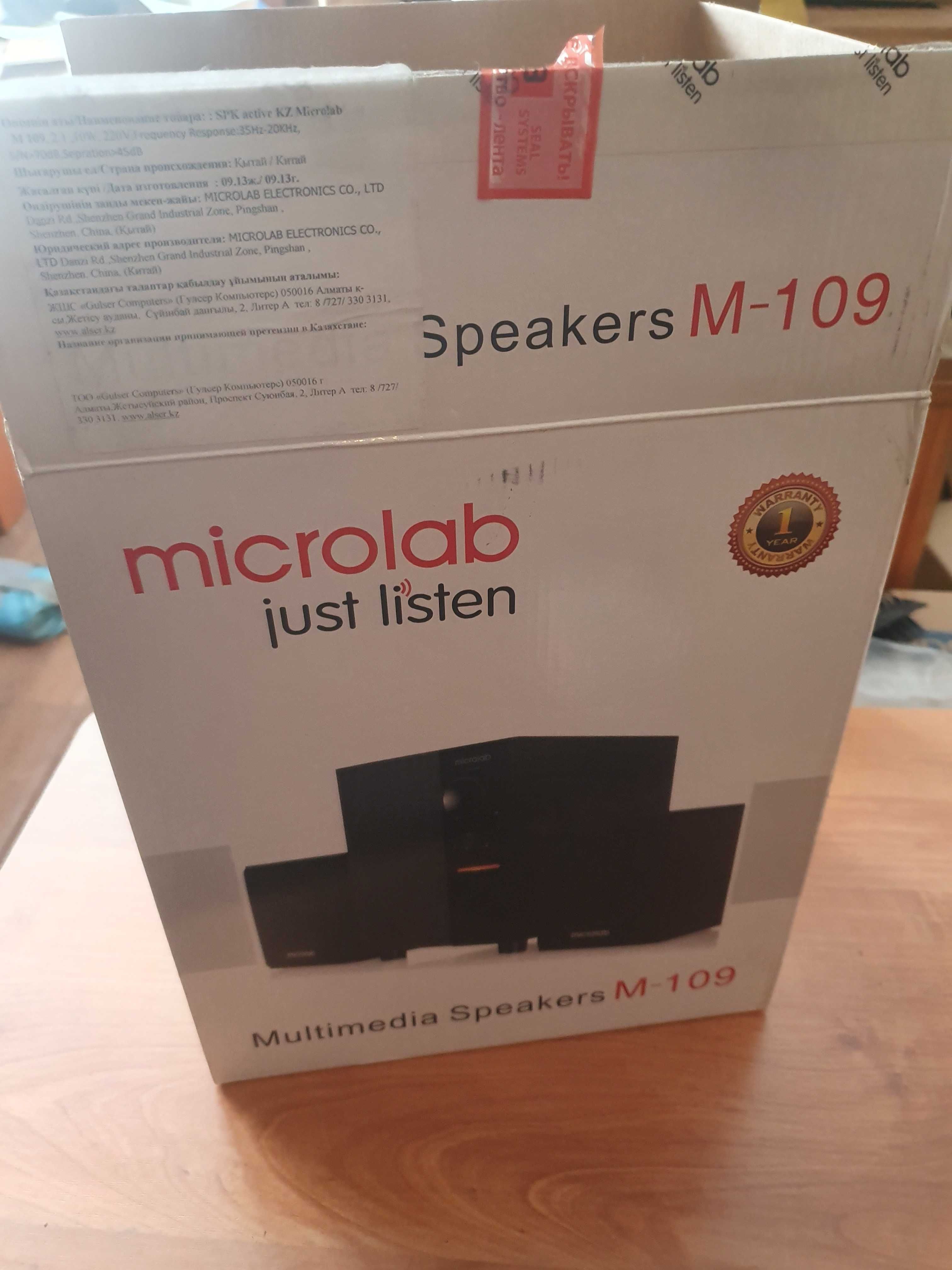 музыкальные колонки Microlab speakers M-109
