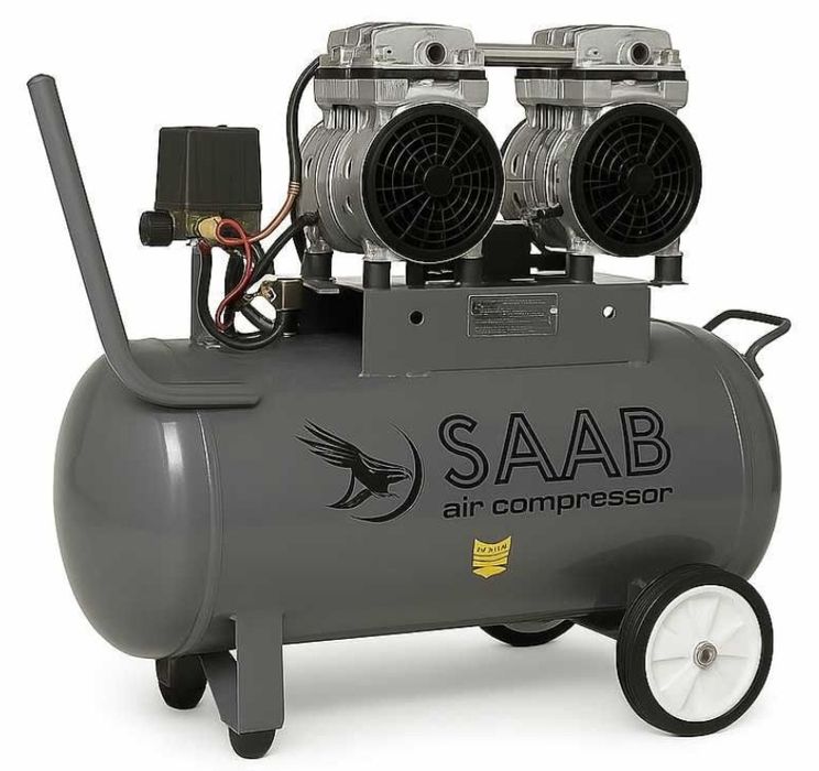 Безшумный воздушный компрессор saab kompressor tovushsiz 150L 200L