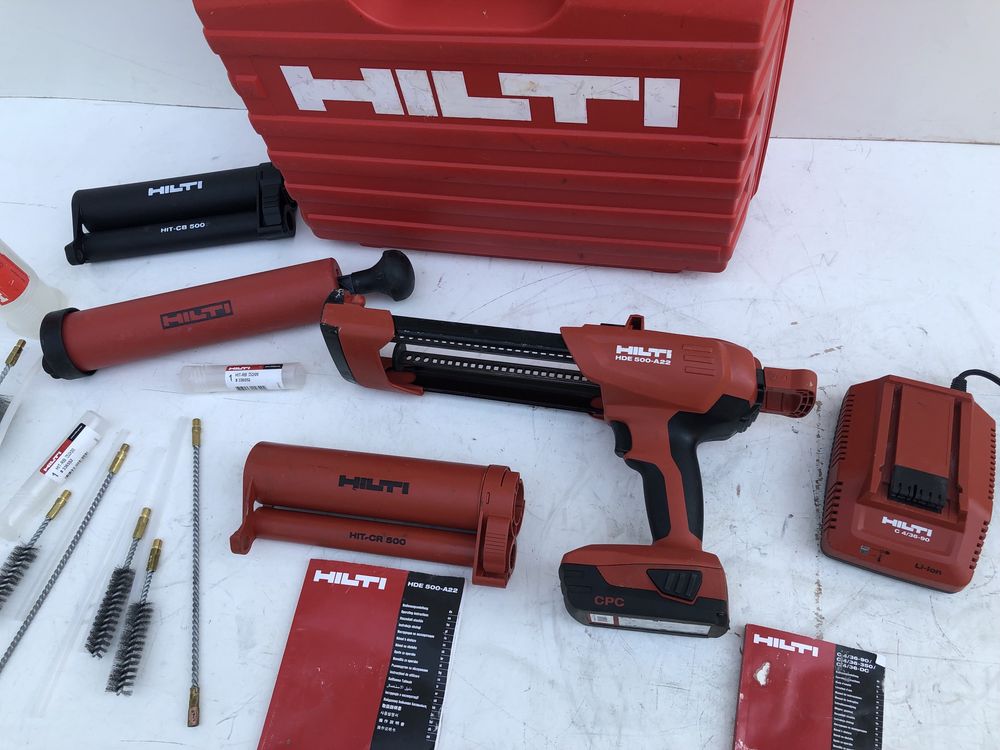 Pistol Ancorare Chimica pe Baterie Hilti HDE 500-A22 Fabricatie 2019