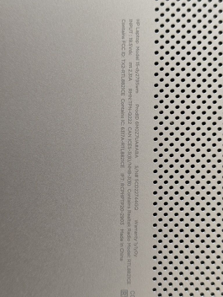 Ноутбук HP core i5 11 поколения