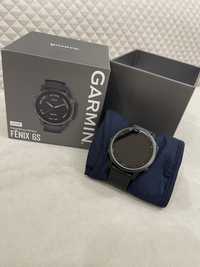 Мультиспортивные часы Garmin Fenix 6S- черные с черным ремешком