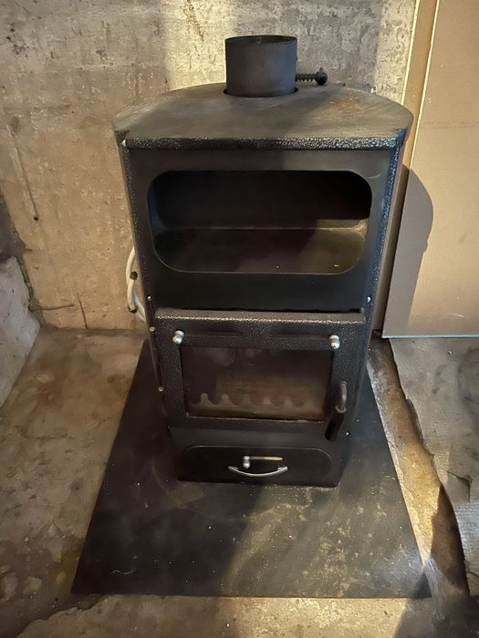 Камина на дърва с водна риза