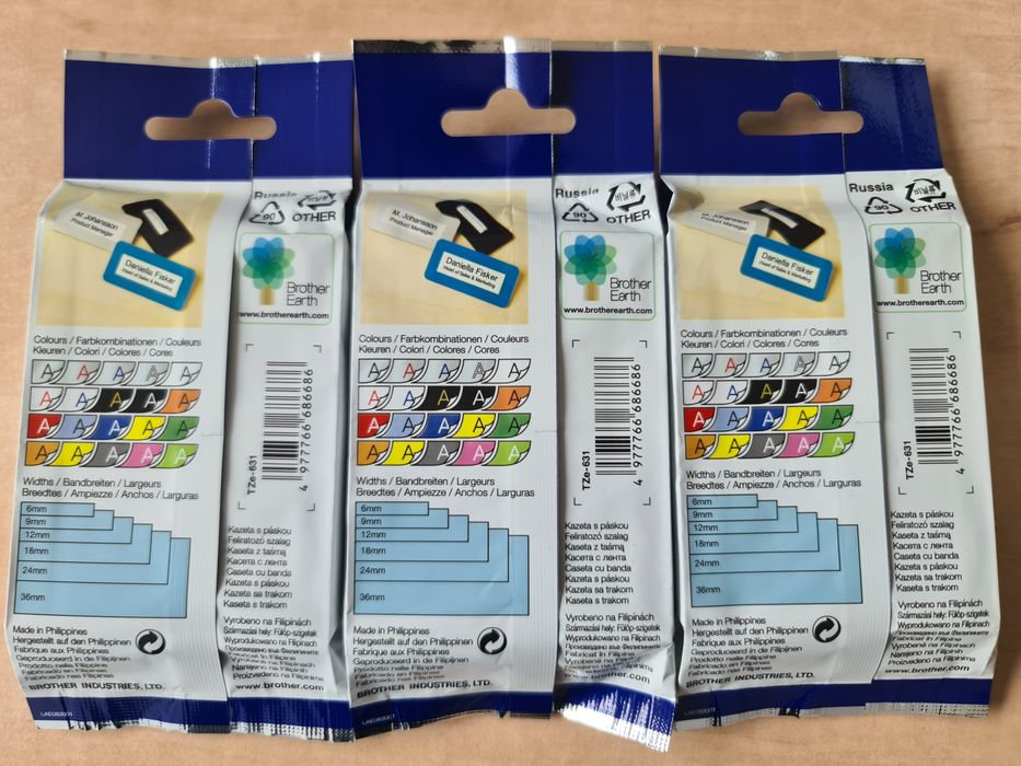 Etichete Brother TZE631 12mm