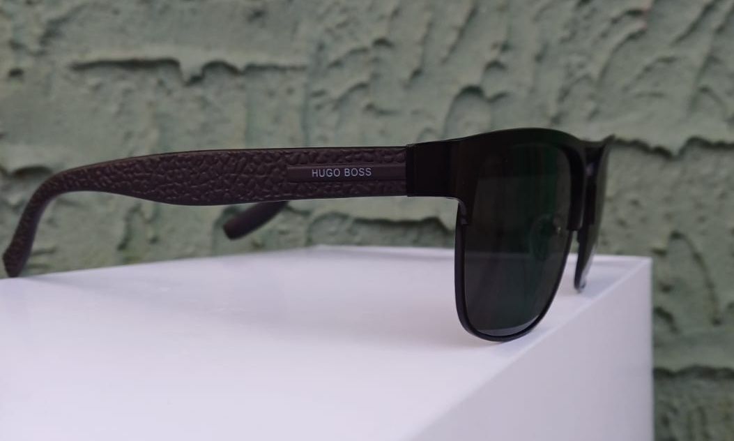 Ochelari de soare Hugo boss negru metal