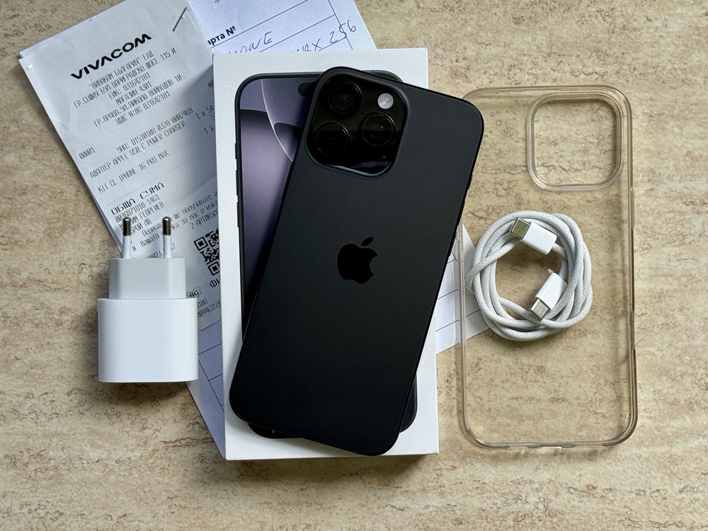 КАТО НОВ! 2г Гаранция! Apple iPhone 16 Pro Max 256GB / 100% Батерия