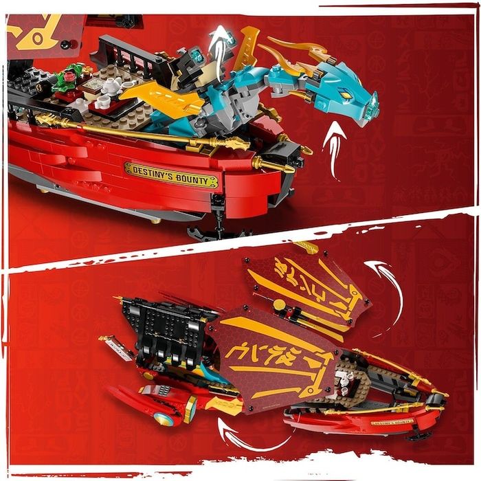 SIGILAT!! LEGO  Ninjago - Destiny's Bounty - Cursa contra timp 71797