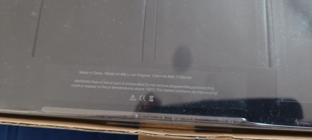 Baterie macbook a1496