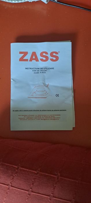 Fier de calcat cu aburi ZASS