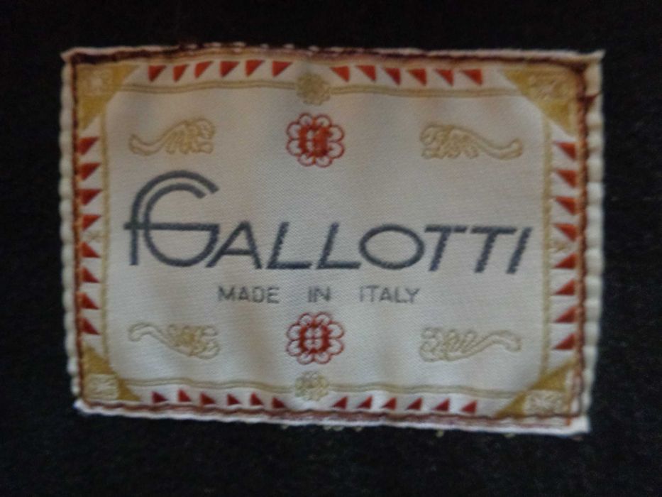 Jacheta  piele intoarsa Gallotti   duffle cu gluga marimea 42