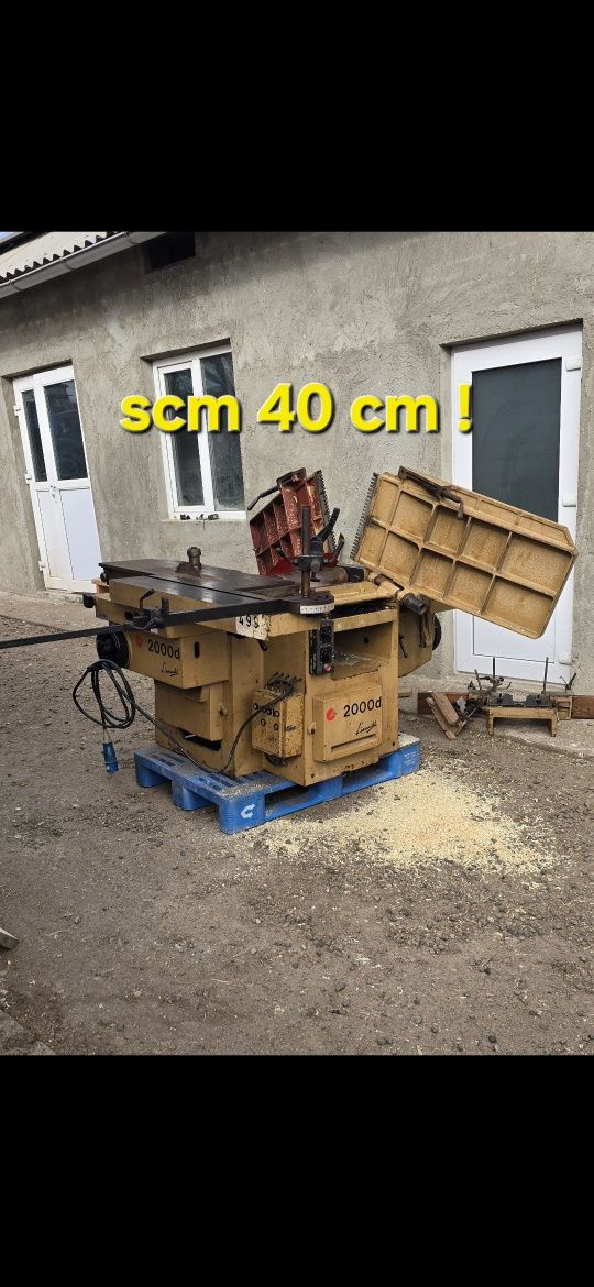 M.U.T SCM  profesional 40 cm degrosare masina universala tamplarie