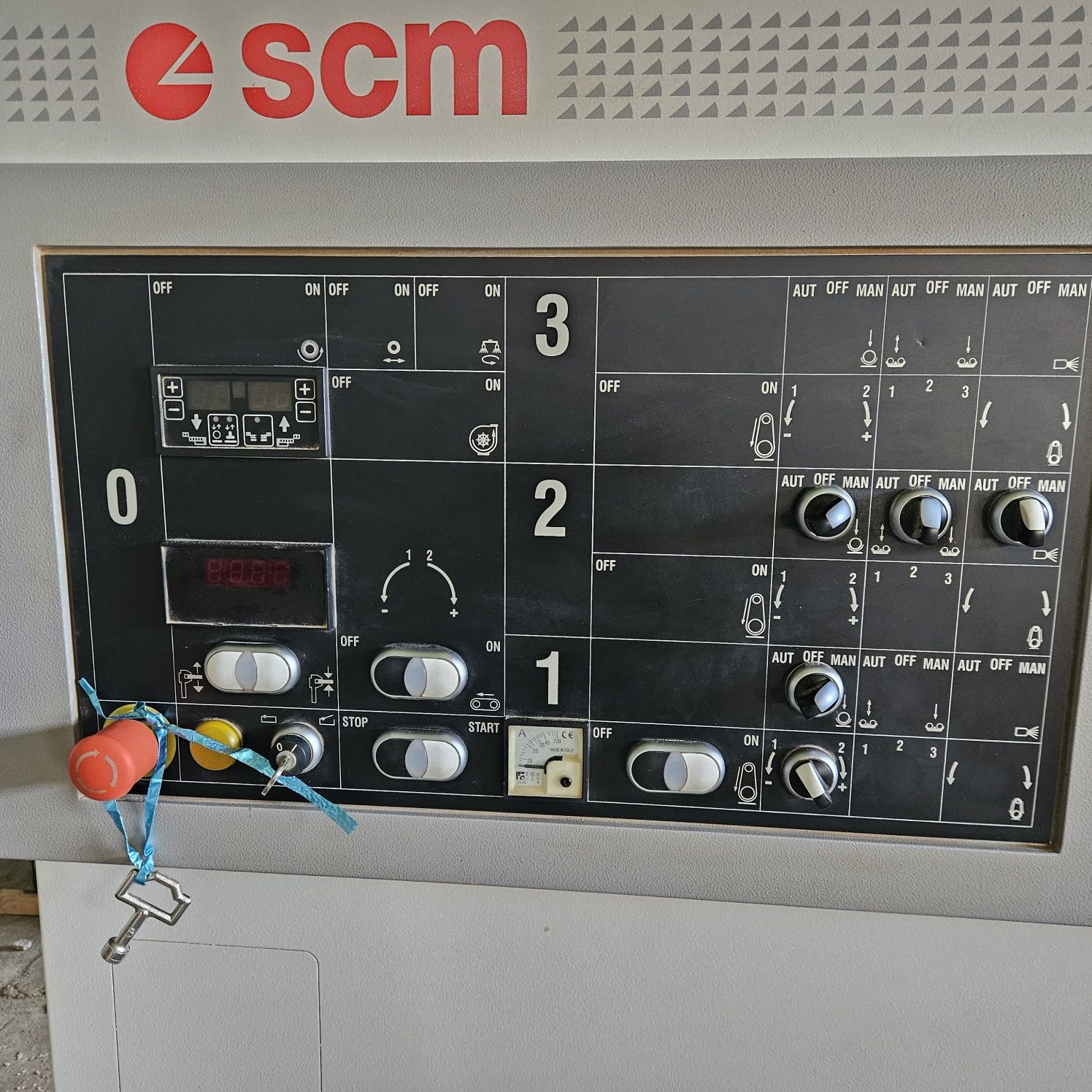 Перфектен двувалов калибровачен шлайф 1100мм.-SCM