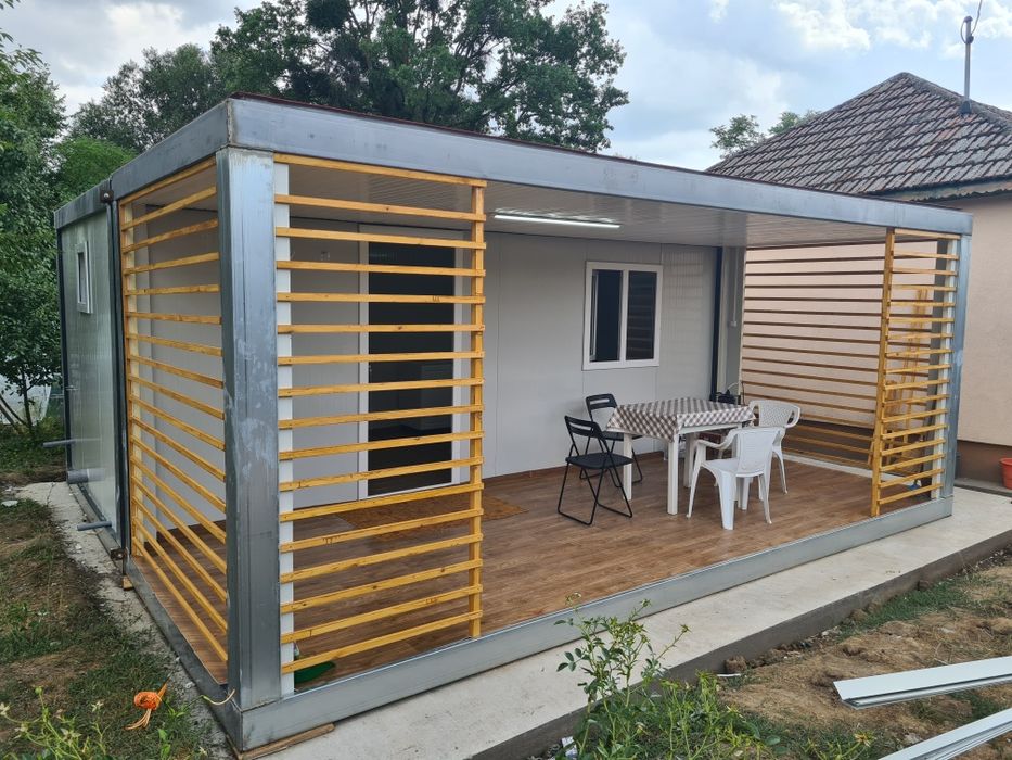 Containere modulare. Birou, vestiar, grup sanitar, vitrina, dormitor