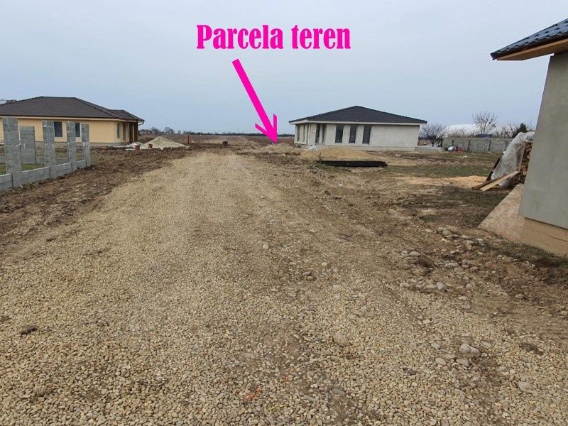 Parcela teren Nojorid (PUZ) la intrare str. ORHIDEELOR ( cu GAZ )