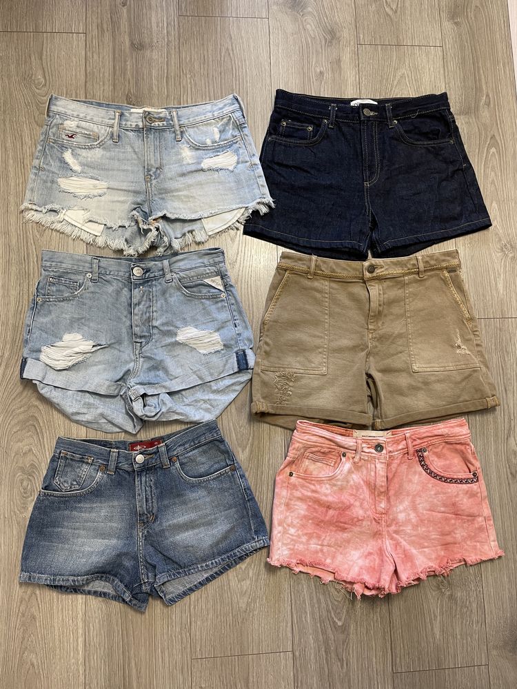 Pantaloni scurti dama S/M (Zara, Replay, Hollister)