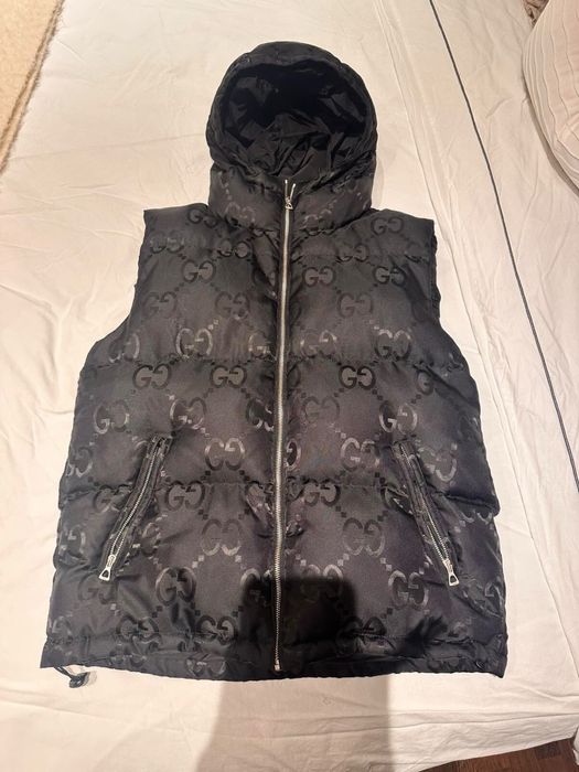 Gucci оригинален мъжки елек с качулка – размер IT 44