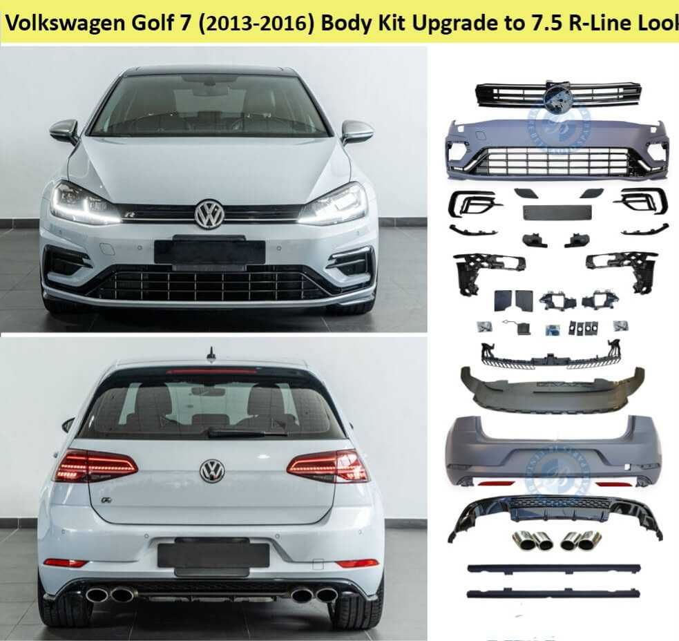 GTI Bodykit upgrade за golf 7 към golf 7.5 Пълен пакет GTI за голф 7