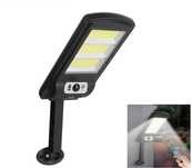 Lampa Stradala Cu Incarcare Solara Si Senzor De Miscare + Telecomanda