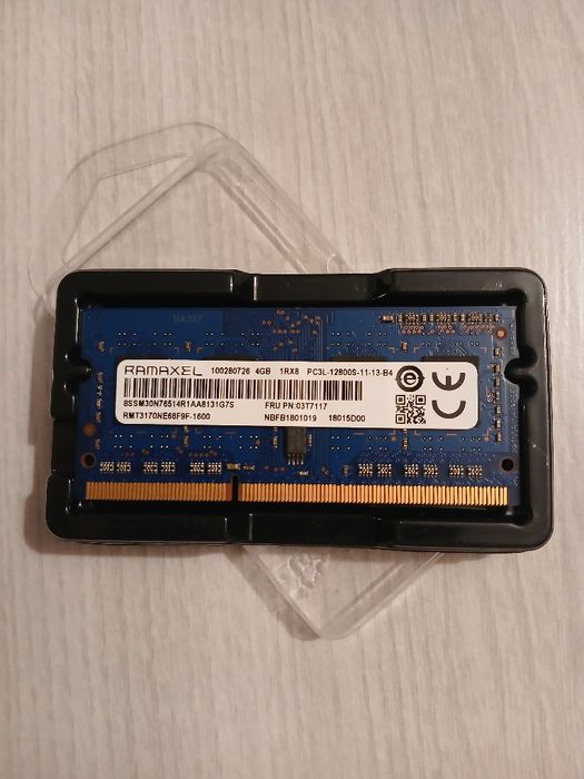 Ramaxel 4GB DDR3L 1600MHz SO-DIMM noutbuk RAM