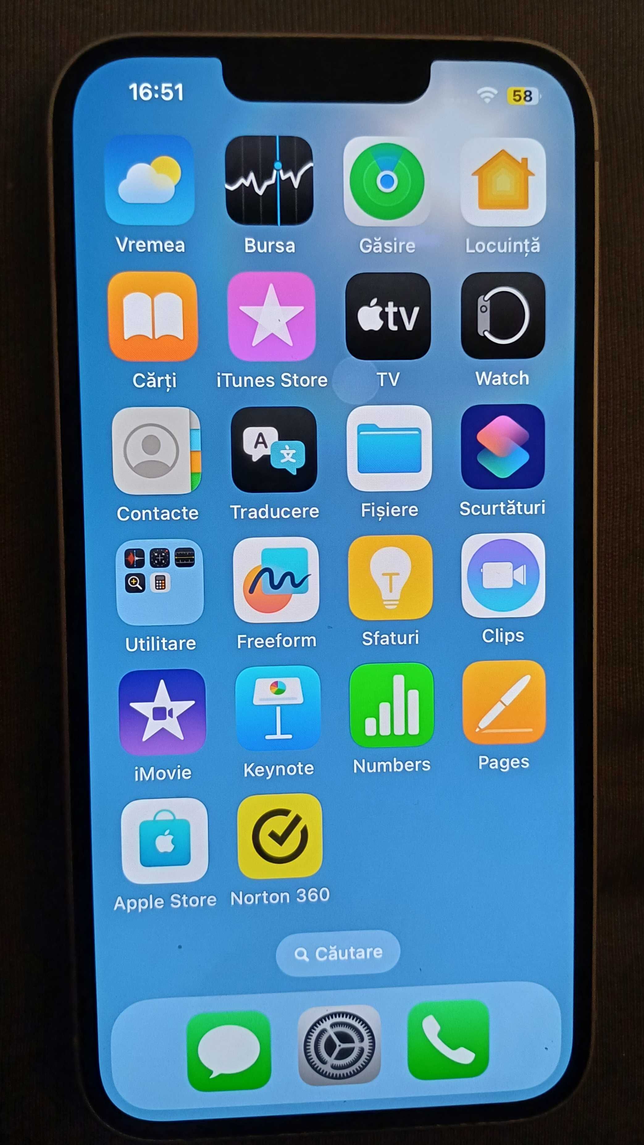 iPhone 14 128GB Purple stare perfecta, cumparat de la Orange
