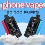 Vape 2x Media Max PhoneVape 80.000 Puffs Ecran 2.4inch HD