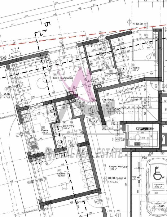 Продава се Тристаен апартамент в Варна, Левски - 94 кв.м за 1208 €/кв.м - Снимка #1