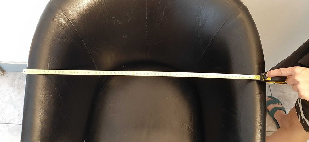 Scaun pilele vinilin - aspect vintage, foarte comod