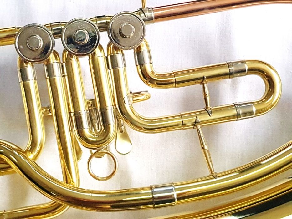 Tenor Horn Karl Glaser 3 clape Bb Bariton auriu