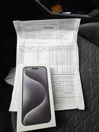 Iphone 15 Pro 5G Titanium Black 128Gb NOU Sigilat Factură 2ANI GARANȚI