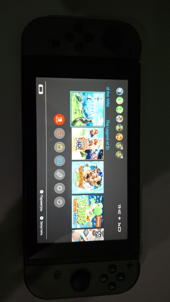 Nintendo Switch с играми на аккаунте