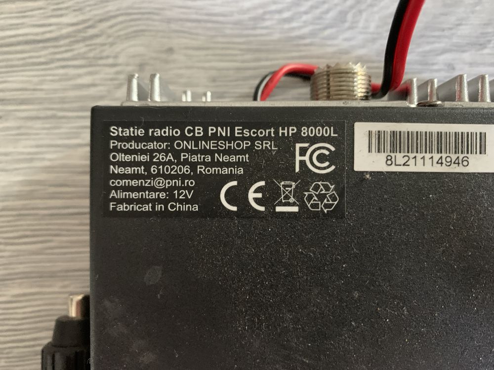 Statie CB PNI Escort 8000L + Antena 145cm Calibrata