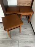 Set 4 scaune taburet de lemn