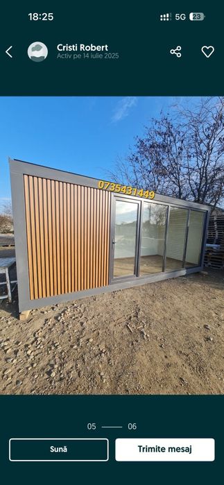 Containere Modulare Birou Vitrina fast-food Vestiar Magazin Terasa