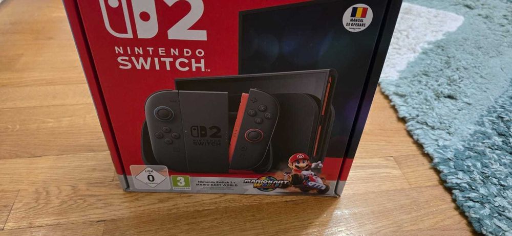 Nintendo Switch 2 Mariokart World Bundle nou Sigilat Garantie 2 ani