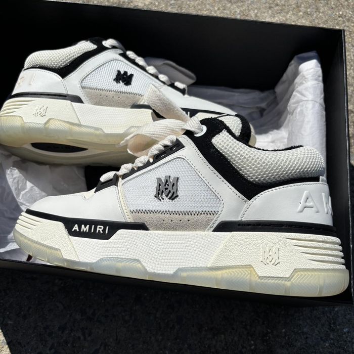 Amiri Ma-1 alb negru