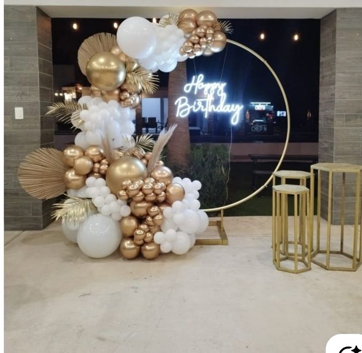 Realizez arcada baloane/flori