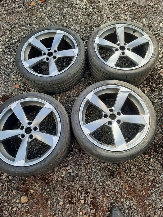 Jante rotor 5x112  cu anvelope