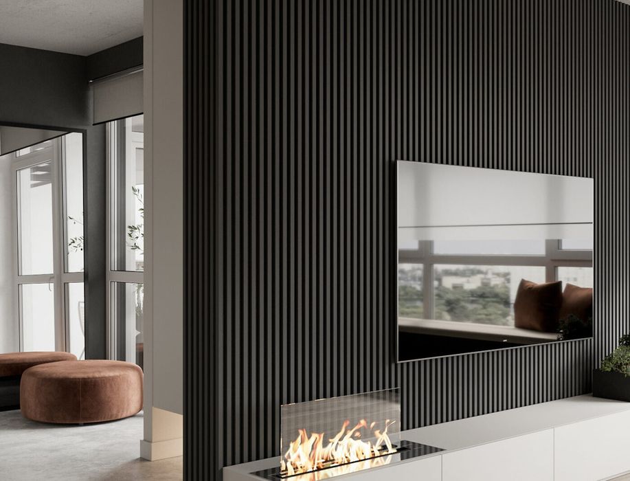 Волнистые реечные панели