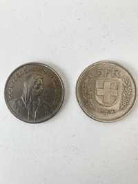 Moneda 5 CHF 1968