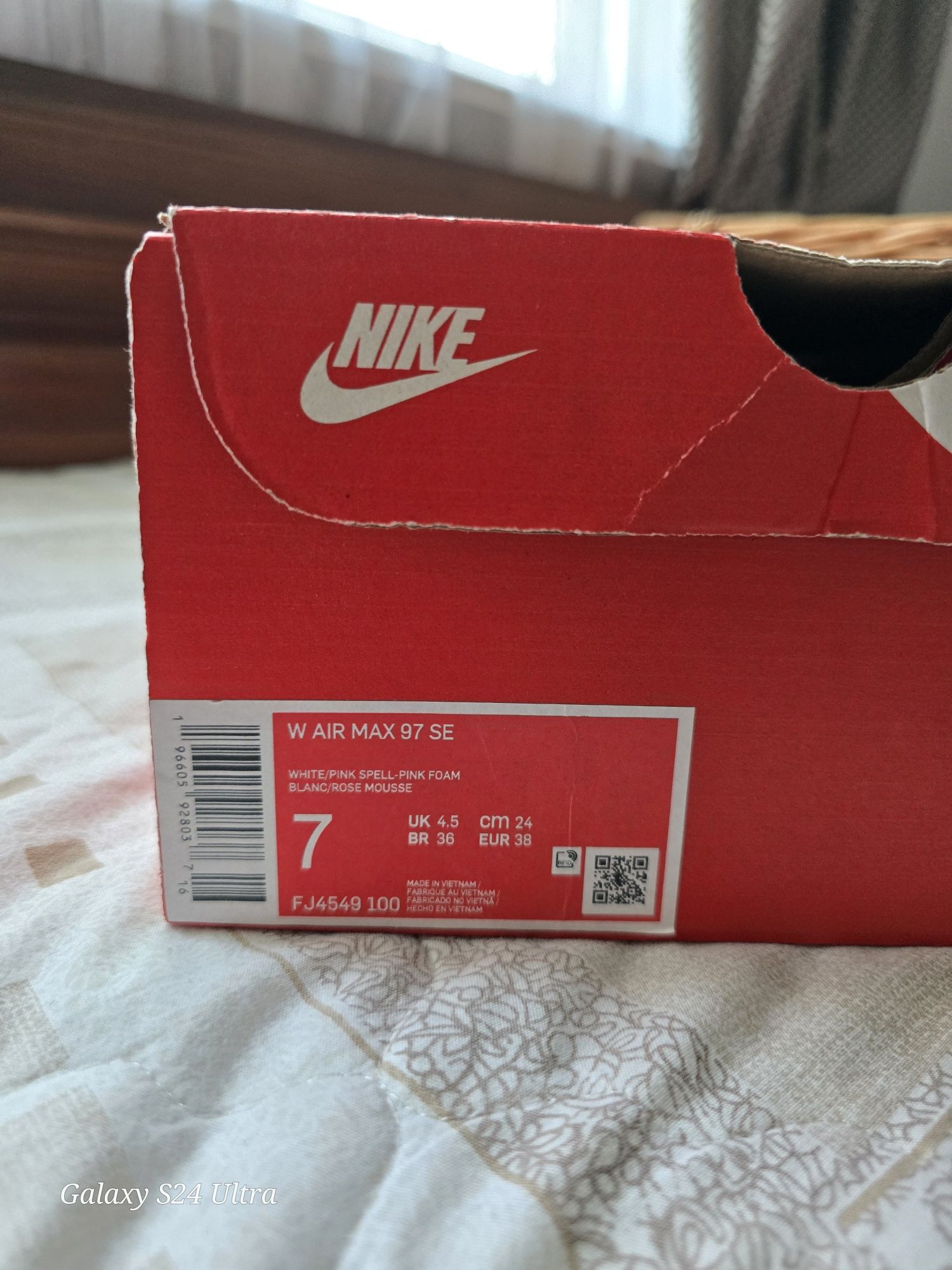 Маратонки Nike Air Max 97 SE White/Pink