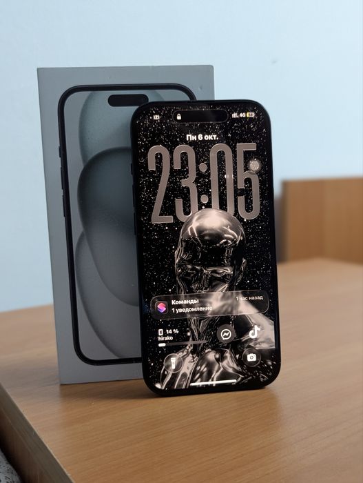Iphone 15 256гб 98% black