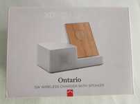 Безжично зарядно с високоговорител "Ontario"