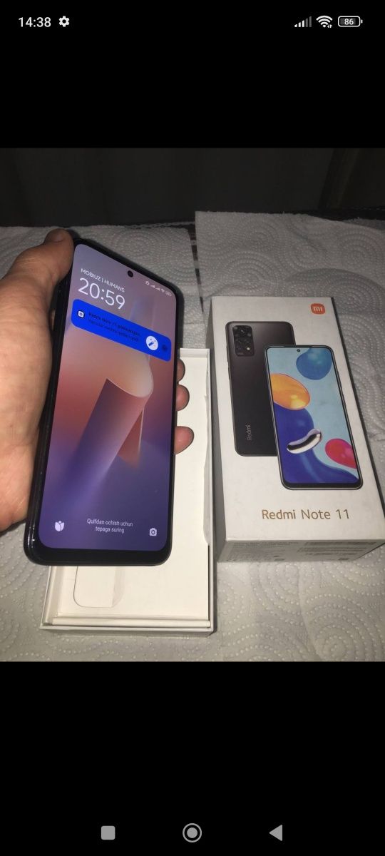 Srochni Redmi not 11 128  gbayt sotiladi