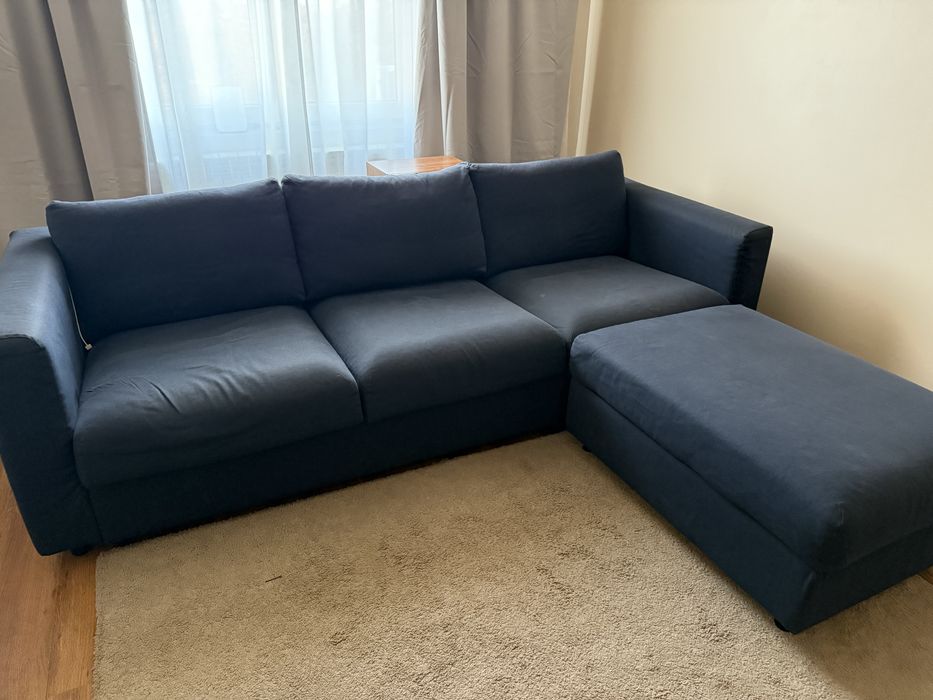 Canapea ikea vimle + sezlong cu depozitare