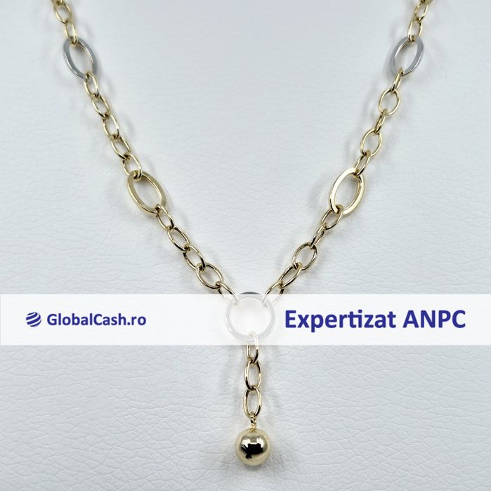 Lant cu pandantiv din aur de 14k, 6.57g | GlobalCash.ro #MI112996