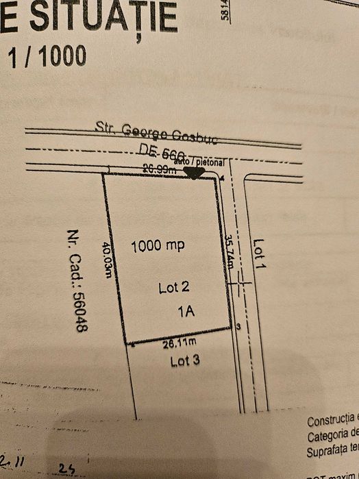 Teren intravilan 1000 mp, Peris, Ilfov