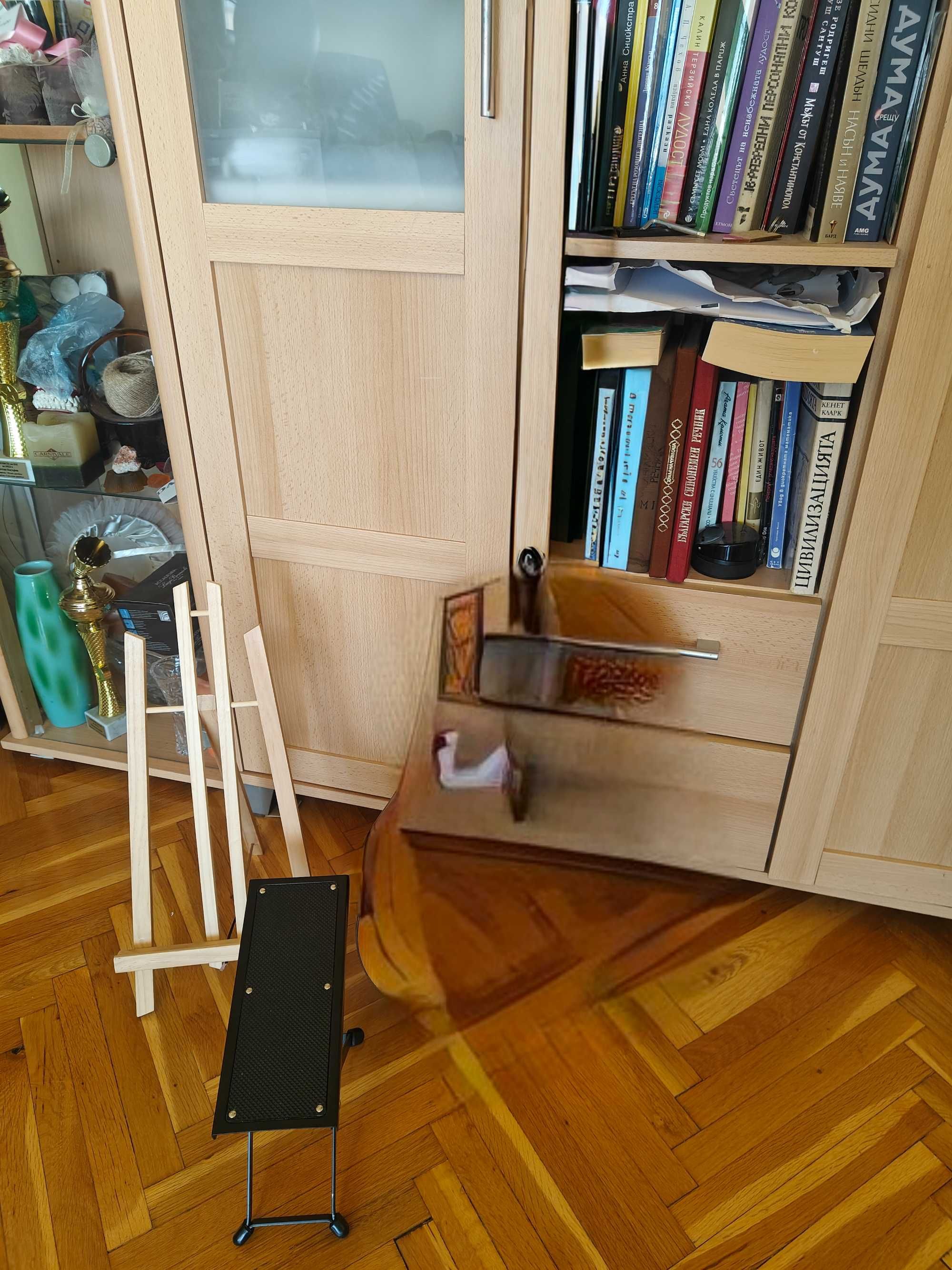 Калъф за стандартна Класическа китара+ Столче за крак + Стойка за ноти