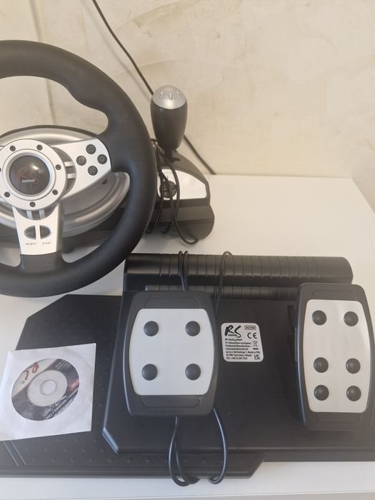 Volan Cu Pedale Rs700, Ps4/ps3/xbox One, Usb, Negru-argintiu